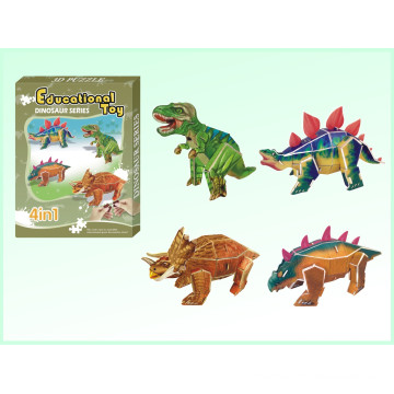 Kinder DIY Dinosaurier 3D Puzzle Intellektuelle Spielzeug (h4551341)